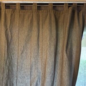 IKEA LENDA GRAY Curtains Tab Top 2 Panels 55x98”